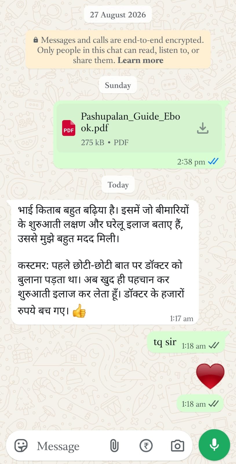 WhatsApp Chat Proof 4