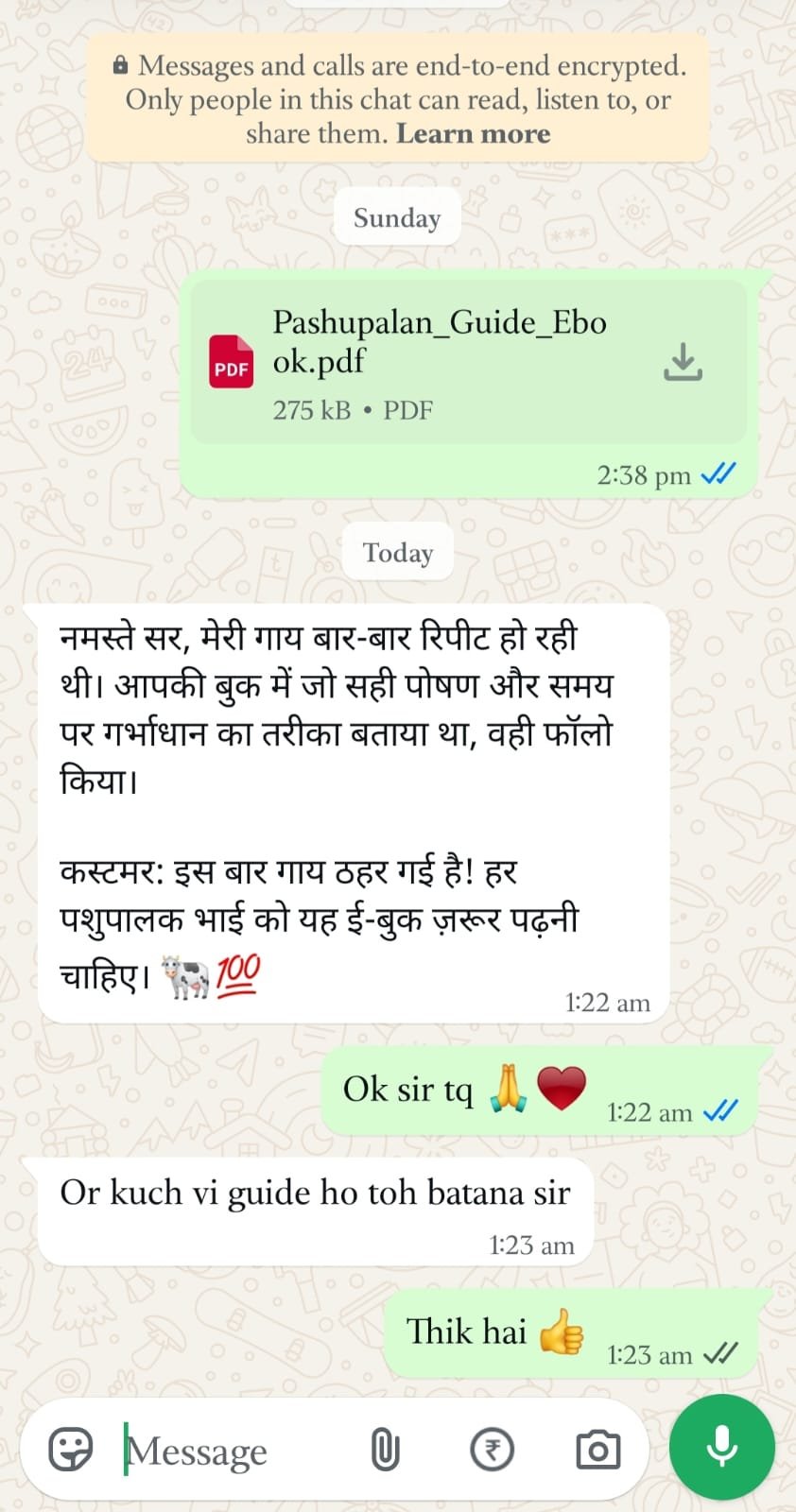 WhatsApp Chat Proof 2