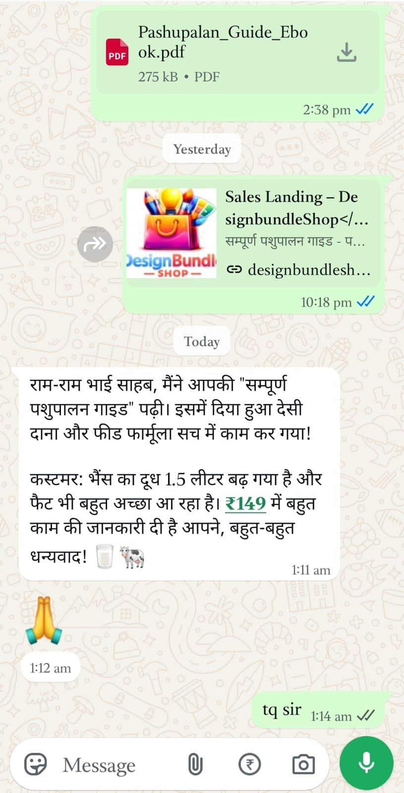 WhatsApp Chat Proof 3