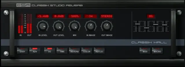 IK Multimedia CSR Hall Reverb