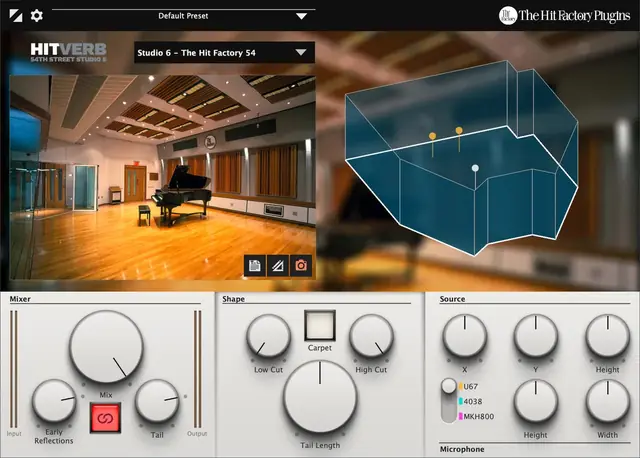 The Hit Factory Plugins HitVerb 54th Street Studio 6